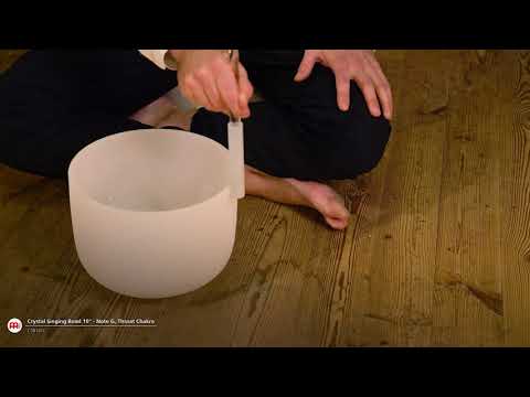 MEINL Sonic Energy Kristallklangschale 10" / G 432 Hz / Halschakra (CSB10G)