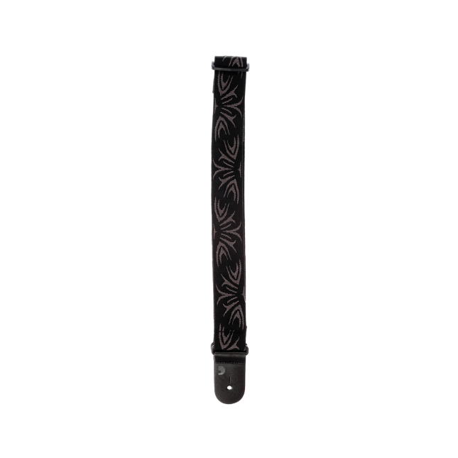 D'Addario Woven Guitar Strap, Black/Gray Tattoo - Musik-Ebert Gmbh