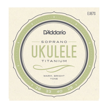 D'Addario EJ87S Titanium Ukulelensaiten Satz, Soprano - Musik-Ebert Gmbh