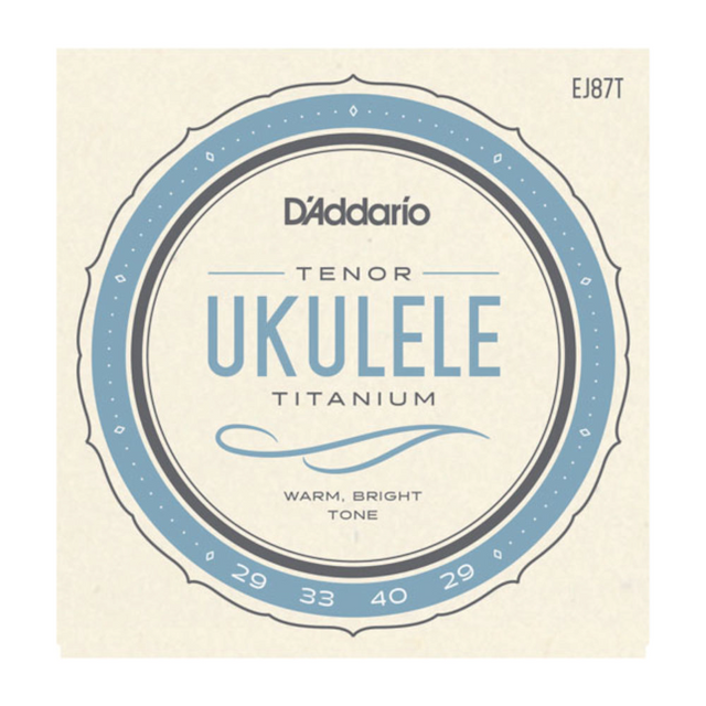 D'Addario EJ87T Titanium Ukulelensaiten Satz, Tenor - Musik-Ebert Gmbh