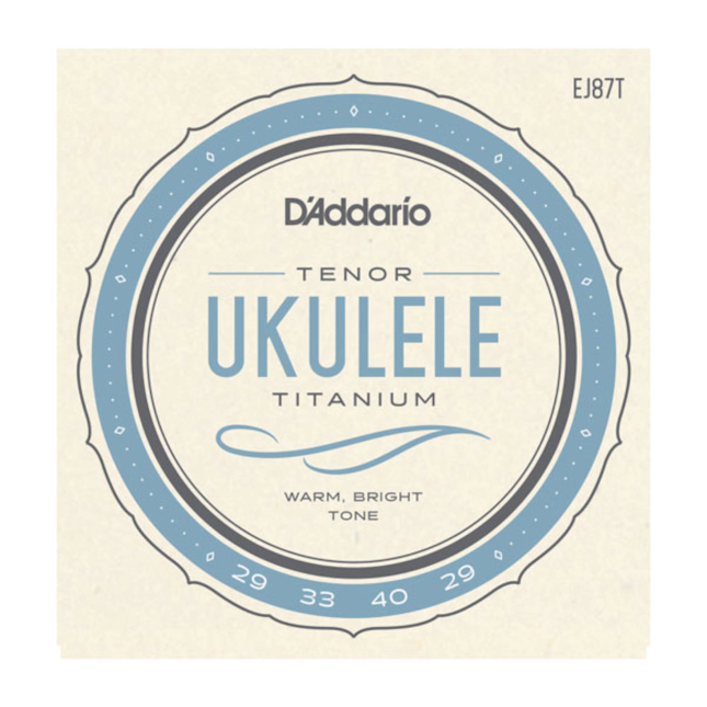 D'Addario EJ87T Titanium Ukulelensaiten Satz, Tenor - Musik-Ebert Gmbh